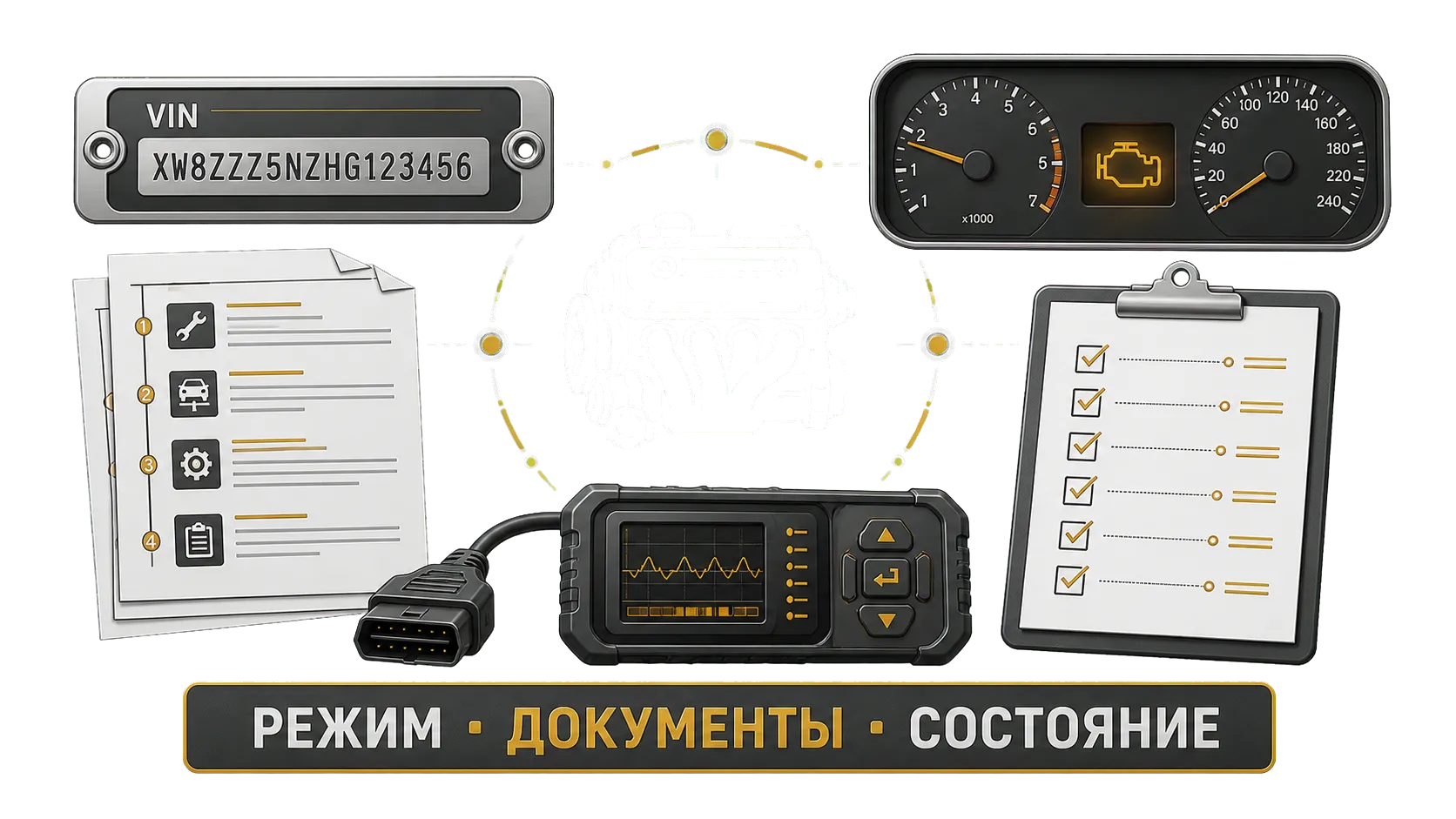 Хронология потери мощности: VIN, панель, документы СТО и сохранение состояния